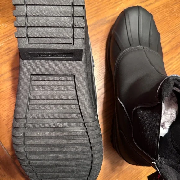 London Fog Men's Black Size 10 Snow Boots‎ NEW with BOX - Picture 12 of 12